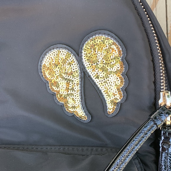 Victoria’s Secret backpack black with sequins LOVE - Picture 6 of 12